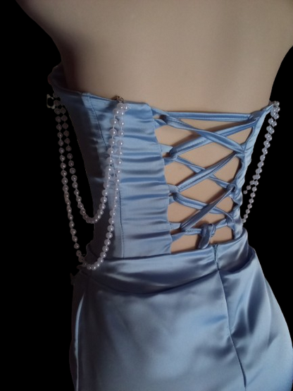 Celeste Pearl Corset Midi Dress