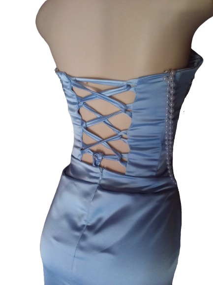 Celeste Pearl Corset Midi Dress