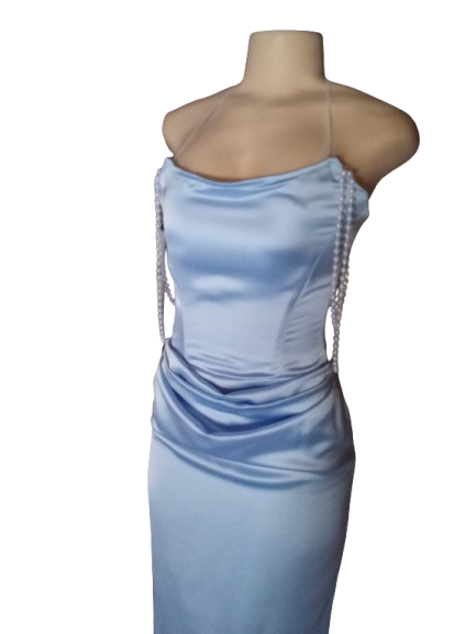 Celeste Pearl Corset Midi Dress