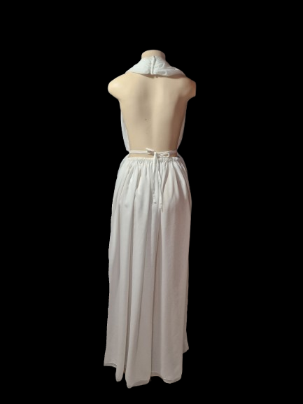 Ethereal Chiffon Two-Piece Goddess Dress