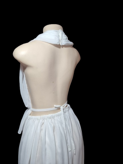 Ethereal Chiffon Two-Piece Goddess Dress
