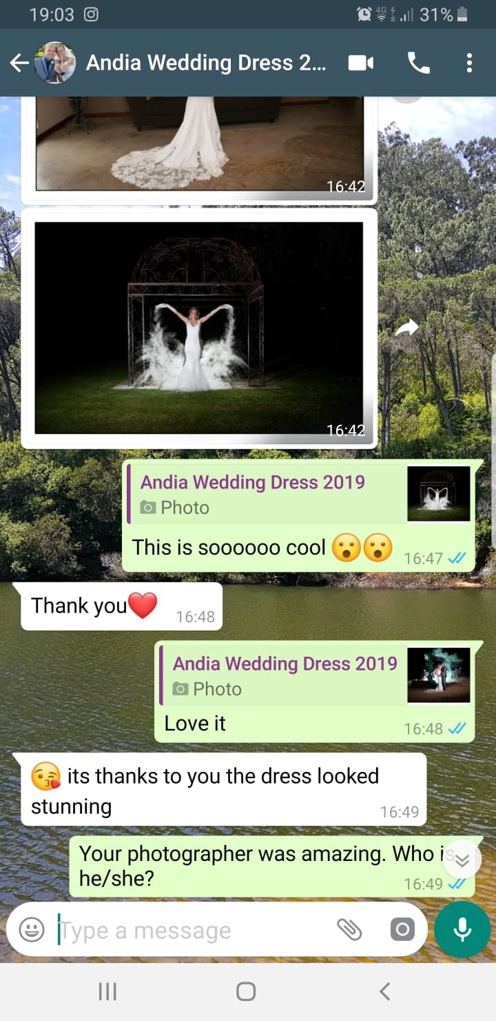 Andia wedding dress review 2