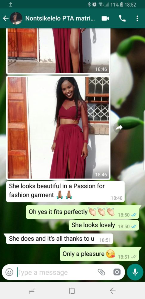 Nontsikelelo - prom dress review
