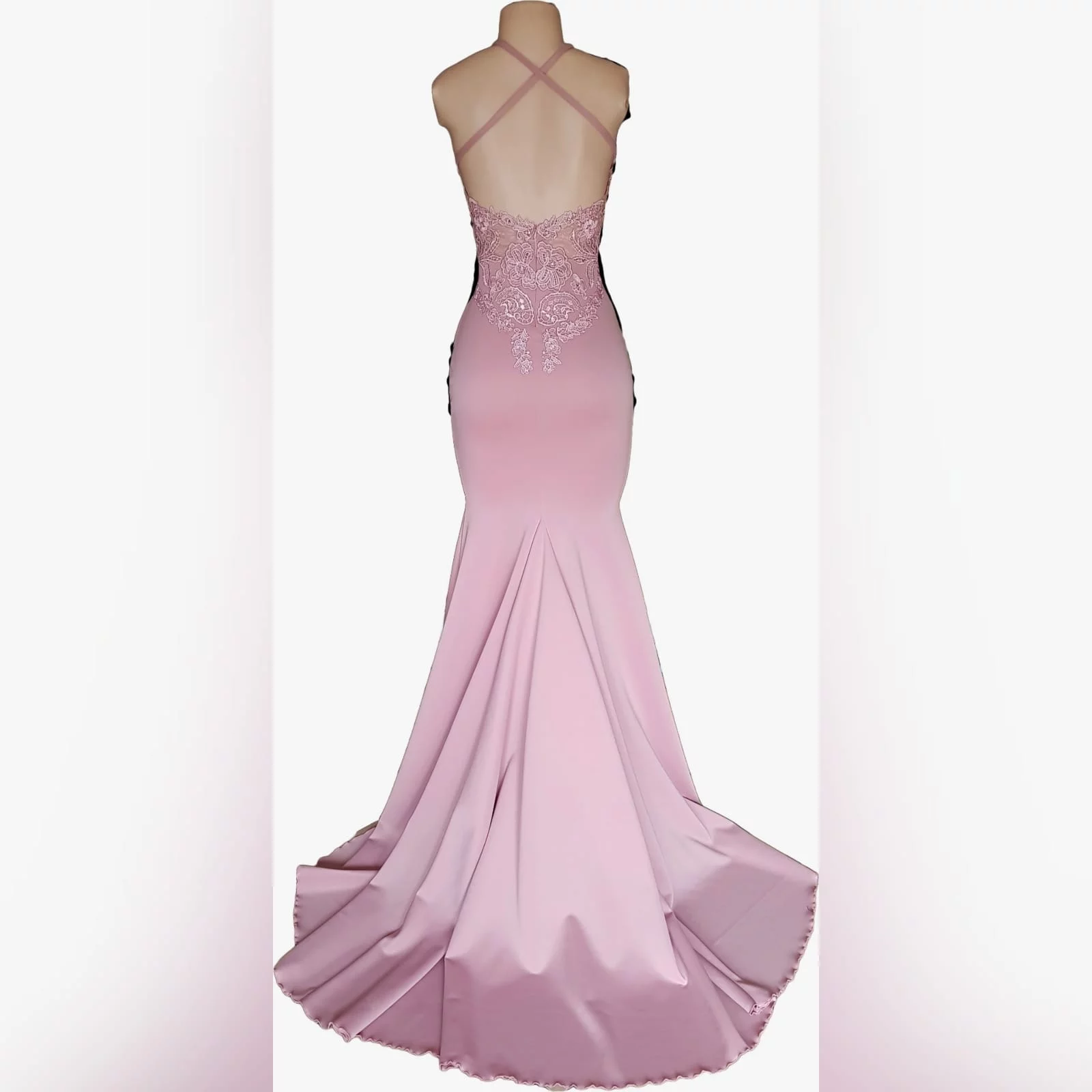 Pink sexy soft mermaid matric dance dress 5 look ravishing on your prom night with this pink sexy soft mermaid pink sexy soft mermaid matric dance dress. A fitted lace bodice with a plunging neckline, low back and a train to add some glamour to your important event.