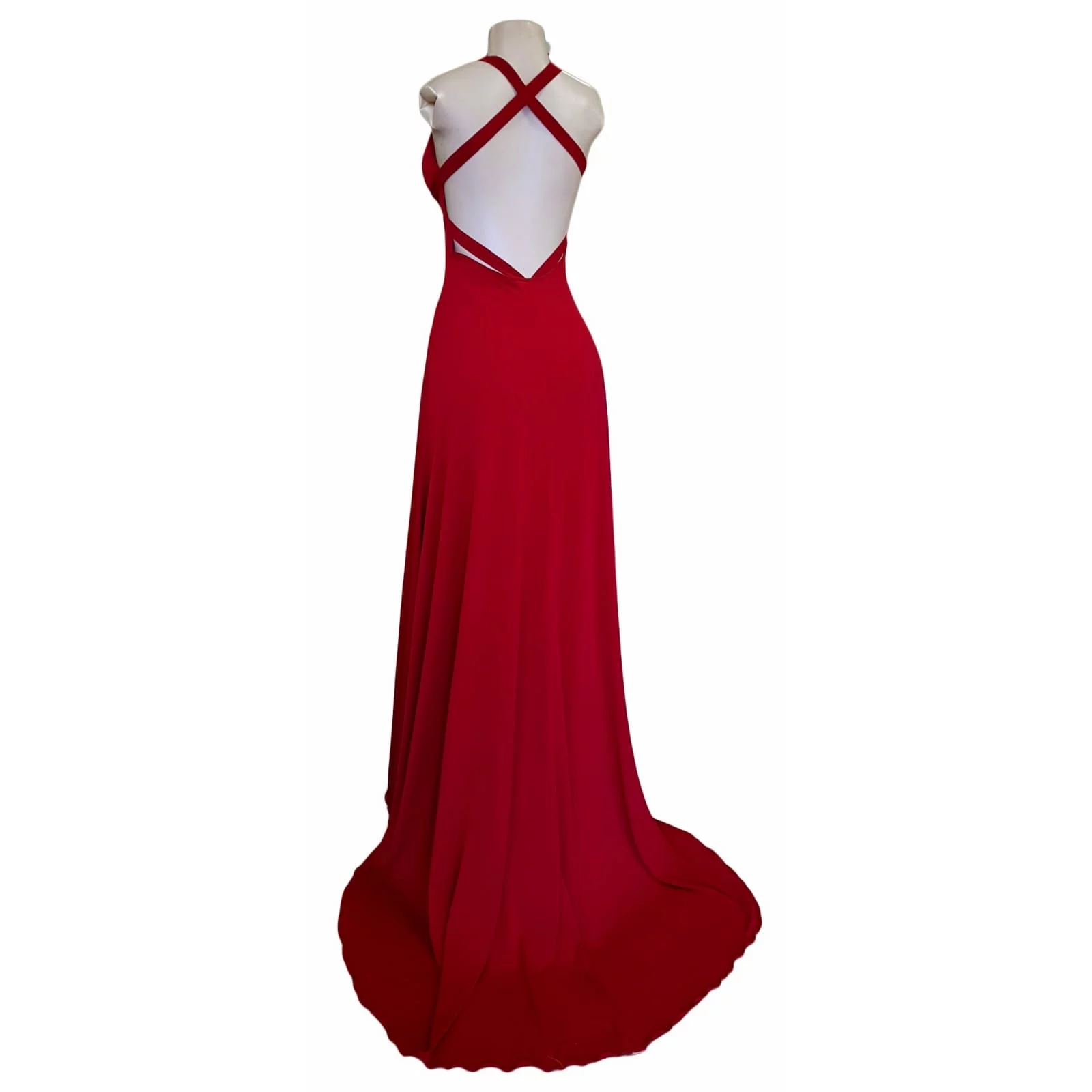 Red Long Sexy Long Prom Dress - Marisela Veludo - Fashion Designer