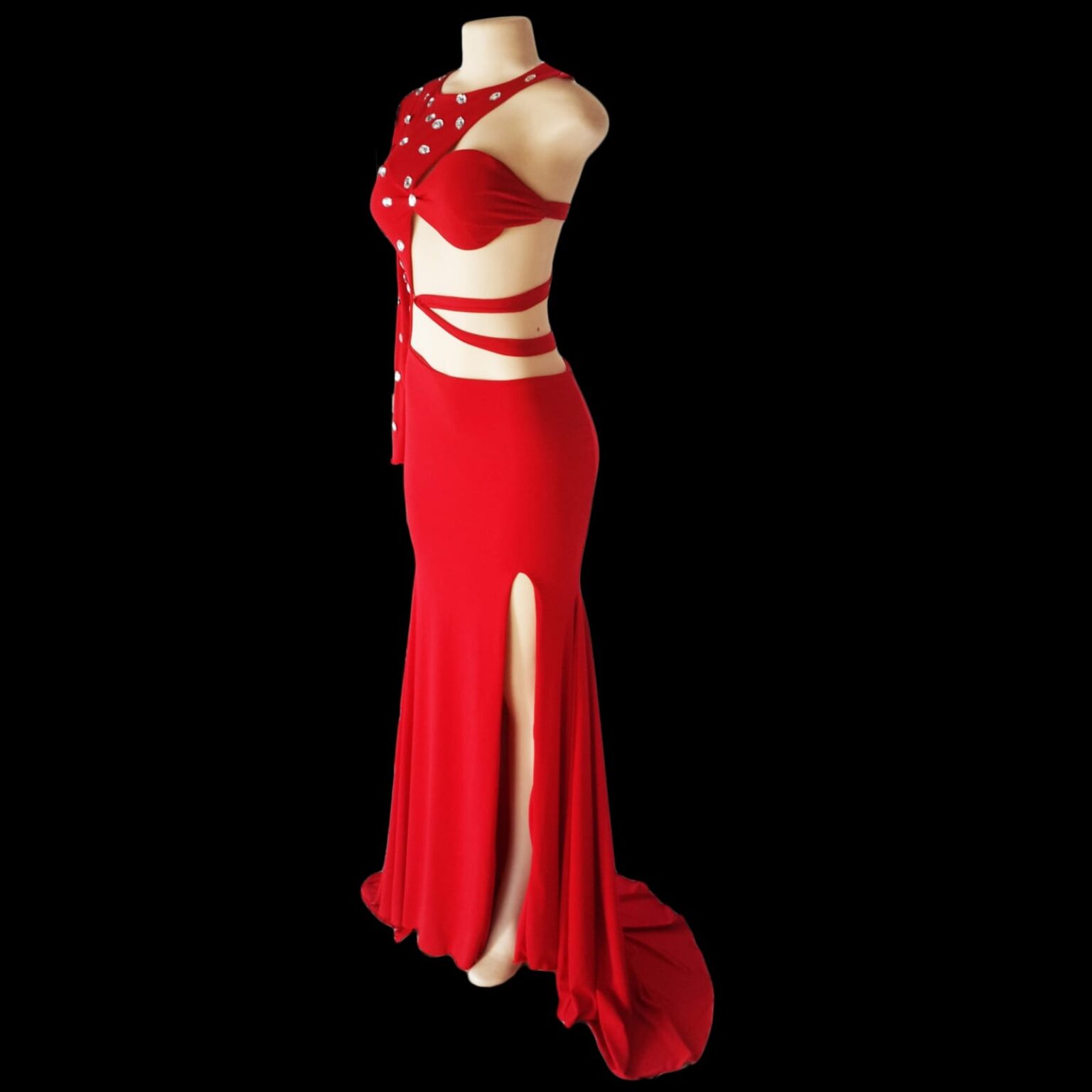 Red Sexy Different Sweet 16 Birthday Party Evening Dress - Marisela