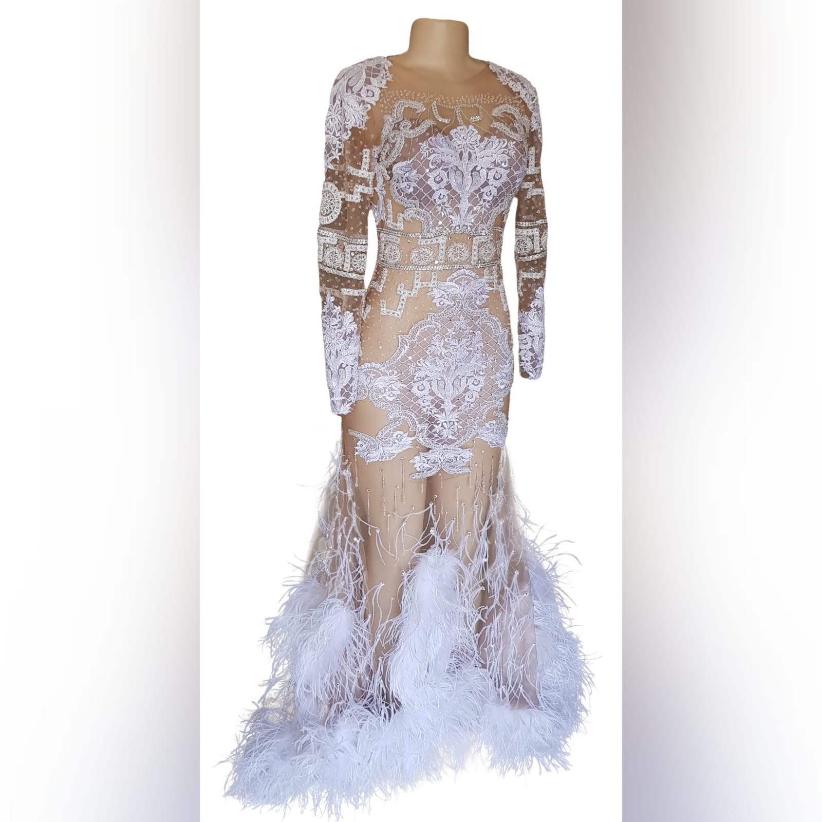 Sheer Soft Mermaid Matric Dance Dress - Marisela Veludo - Fashion Designer