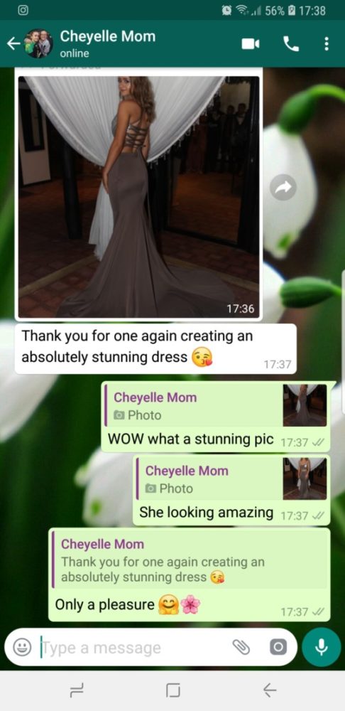 Cheyelle - prom dress feedback