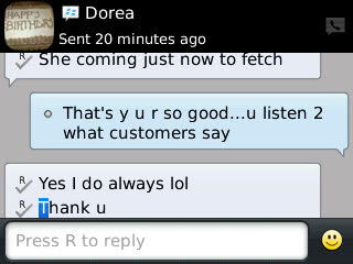 Dorea - 2013 - general feedback