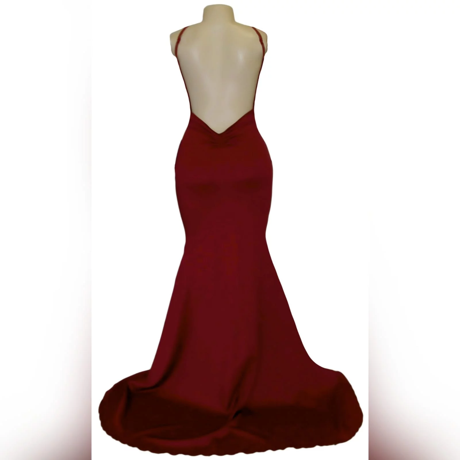 Deep Red Soft Mermaid Formal Dress - Marisela Veludo - Fashion Designer