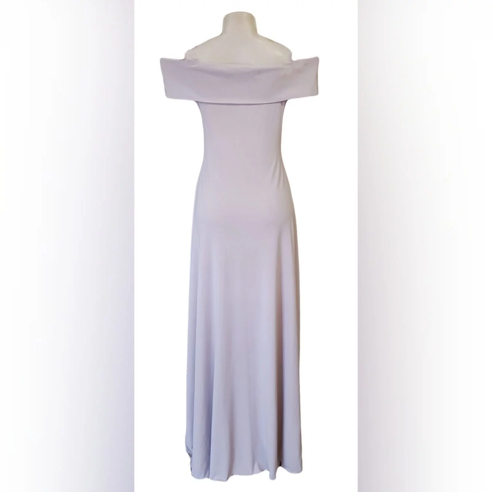 Simple elegant nude long prom dress 6 <blockquote>"always be a first rate version of yourself and not a second rate version of someone else" judy garland</blockquote> simple elegant nude long prom dress with an off shoulder cross bust neckline and a slit. A gorgeous design that can be worn to several occasions due to its simplicity.